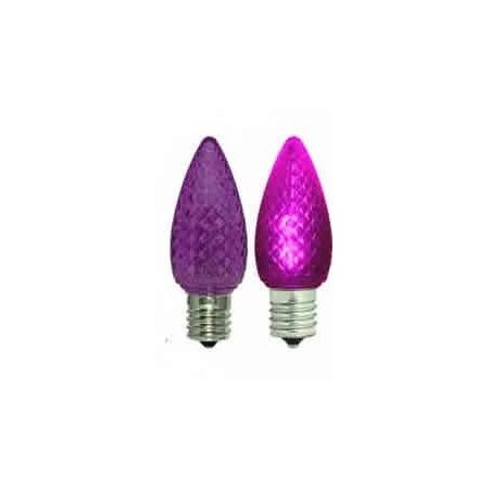 Ilb Gold Bulb, LED Base Type E17, Replacement For Interlight LED-C9-Purple, 2PK LED-C9-PURPLE